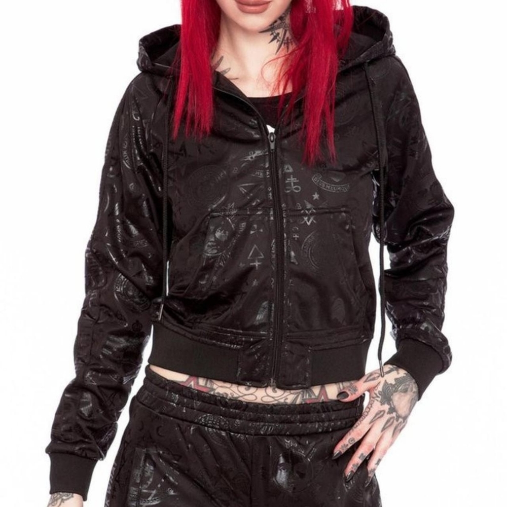 Killstar "Get Stuffed" track suit jacket